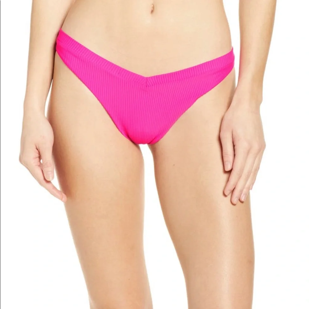 Frankies AUSTIN RIBBED CHEEKY BIKINI BOTTOM